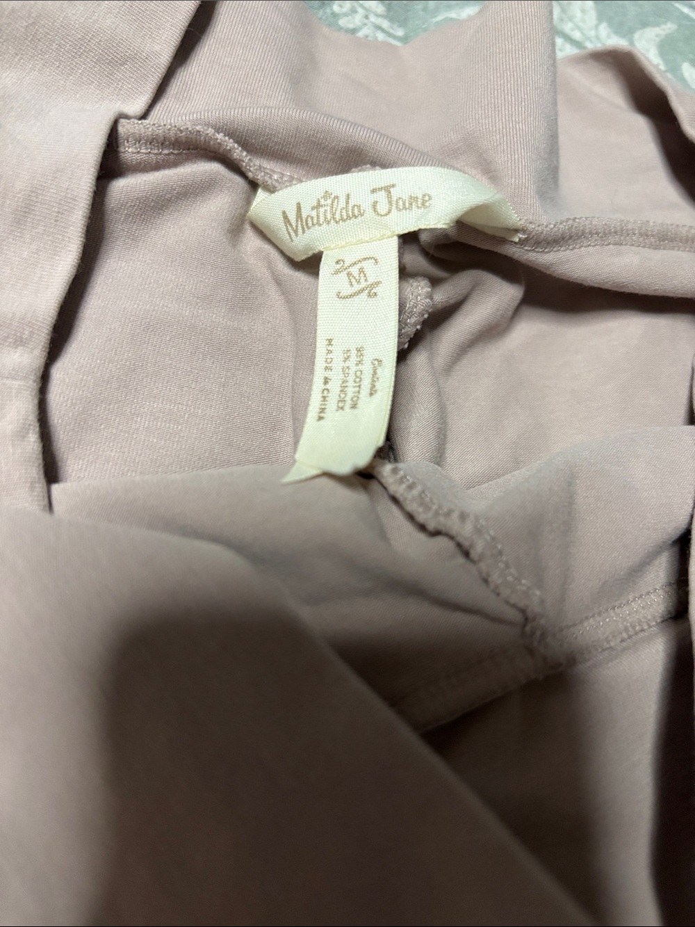 Matilda Jane Dusty Mauve Ruffle Hem Pants - Picture 2 of 2
